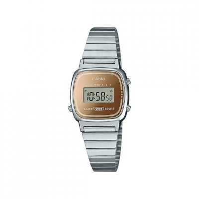 CASIO Montre Femme  LA670WES-4AEF - Bracelet Acier Argent