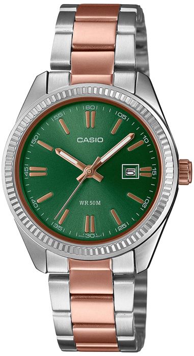 CASIO Montre Femme  LTP-1302PRG-3AVEF - Bracelet Acier