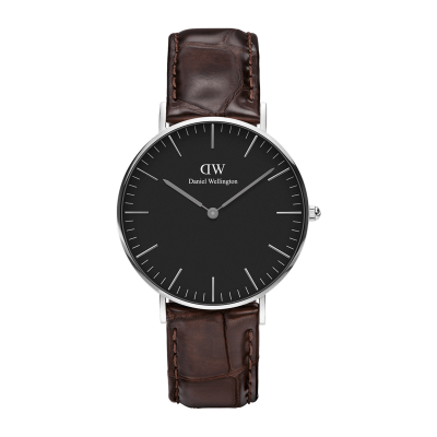 DANIEL WELLINGTON Montre Femme  Black York Silver DW00100146