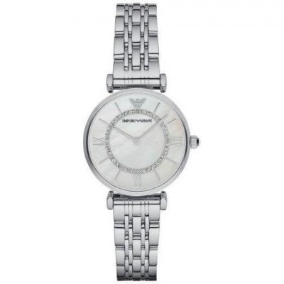 EMPORIO ARMANI Montre Femme  classique AR1908 Argent cadran nacre