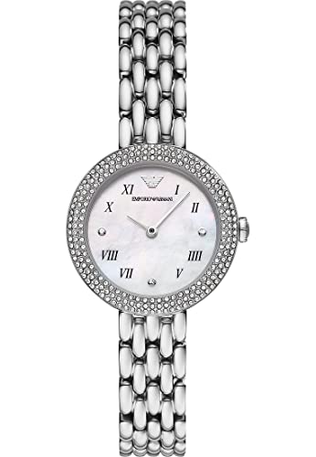 EMPORIO ARMANI Montre Femme  en Acier Gris 230229