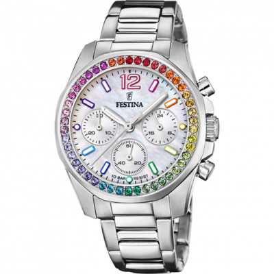 FESTINA Montre Femme  BOYFRIEND COLLECTION F20606-2 - Bracelet Acier