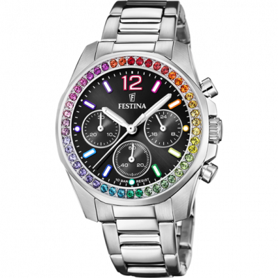 FESTINA Montre Femme  BOYFRIEND COLLECTION F20606-3 - Bracelet Acier