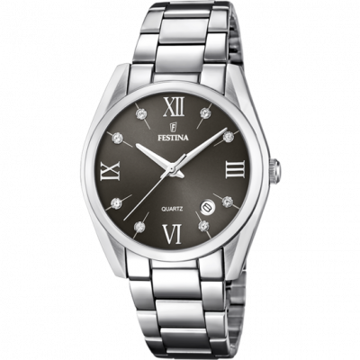 FESTINA Montre femme  BOYFRIEND F16790-F - Bracelet Acier dor&eacute;