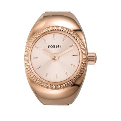 FOSSIL Montre femme  ES5247 - Bracelet Acier Dor&eacute; rose
