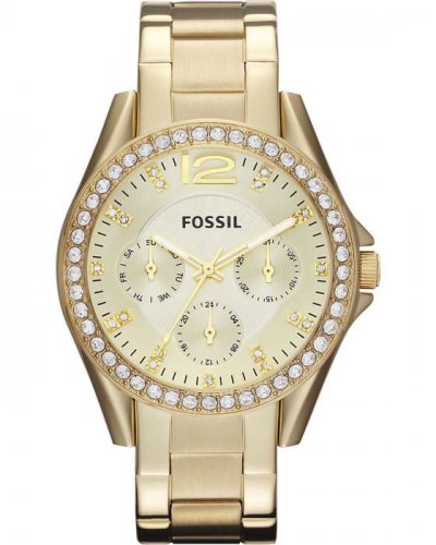 FOSSIL Montre Femme  Riley ES3203 Acier poli