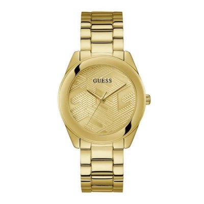 GUESS Montre femme  Cubed GW0606L2 - Bracelet Acier Dor&eacute;