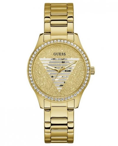 GUESS Montre femme  Lady Idol GW0605L2 - Bracelet Acier Dor&eacute;
