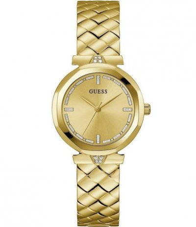 GUESS Montre femme  Rumour GW0613L2 - Bracelet Acier Dor&eacute;