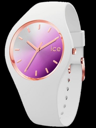 ICE WATCH Montre femme  20636 - Bracelet Silicone Blanc