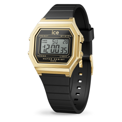 ICE WATCH Montre Femme Ice-Watch ICE digit retro - Black gold - Small - 022064