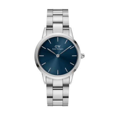 DANIEL WELLINGTON Montre Femme Iconic Bleu DW00100448 Gris 