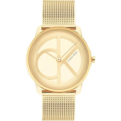 CALVIN KLEIN WATCHES Montre Femme Iconic mesh Dor&eacute; 25200034