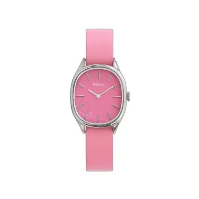KELTON Montre Femme  Colorama 9123312-196-196 - Bracelet Cuir Rose