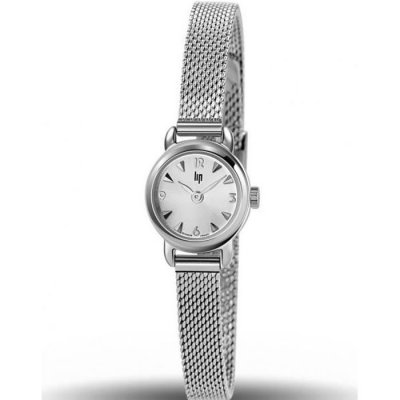 LIP Montre femme  "HENRIETTE" 18.5 mm cadran argent&eacute; - 671267 quartz