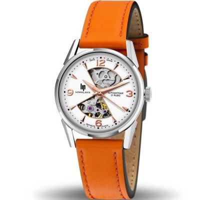 LIP Montre femme  Montres - Bracelet Cuir Orange