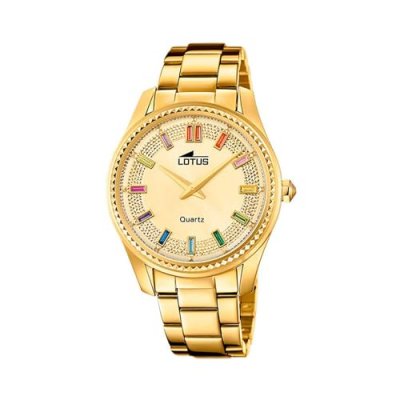 LOTUS Montre femme  L18902-2 - Bracelet Acier Dor&eacute;