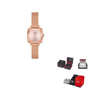 TISSOT Montre Femme Lovely Dor&eacute; rose T0581093345600 Rose 