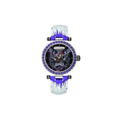 MARC ECKO Montre Femme  E15087M1 bracelet cuir