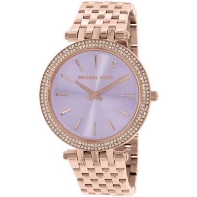 MICHAEL KORS Montre Femme  Darci MK3400 Or Rose Cadran bleu
