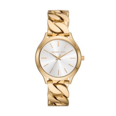 MICHAEL KORS Montre femme  Runway - MK7472 Bracelet Acier Dor&eacute;