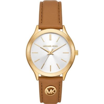 MICHAEL KORS Montre femme  Slim Runway - MK7465 Bracelet Cuir Marron