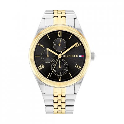 TOMMY HILFIGER MONTRES Montre Femme Monica Noir 1782591 Gris Tommy Hilfiger