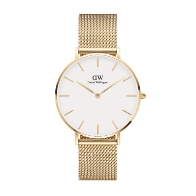 DANIEL WELLINGTON Montre Femme Petite Blanc DW00100348 Jaune 