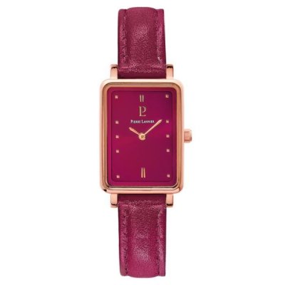 PIERRE LANNIER Montre Femme  - 050K955 Bracelet Cuir Rouge