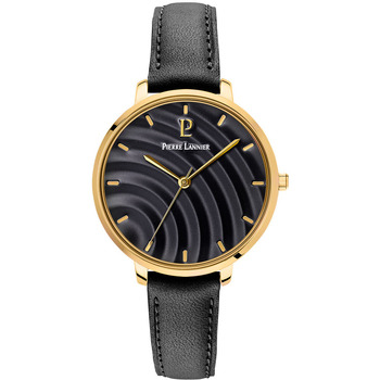 PIERRE LANNIER Montre Femme  Betty - 065L533 Bracelet Cuir Noir