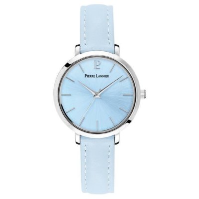 PIERRE LANNIER Montre Femme  Chouquette - 077D666 Bracelet Cuir Bleu