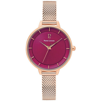 PIERRE LANNIER Montre Femme  DELICE 001H958 - Bracelet Acier Dor&eacute; rose