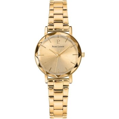 PIERRE LANNIER Montre Femme  DELICE 012P542 - Bracelet Acier Dor&eacute;
