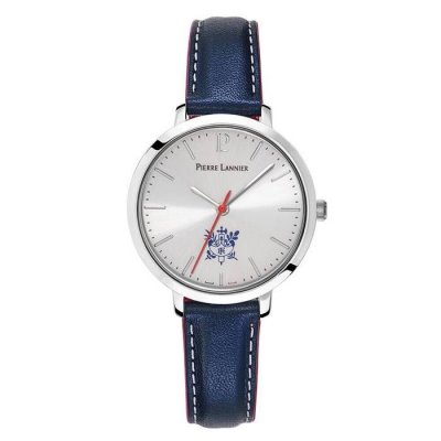 PIERRE LANNIER Montre Femme  &Eacute;lys&eacute;e - 453D626 Bracelet Cuir Bleu