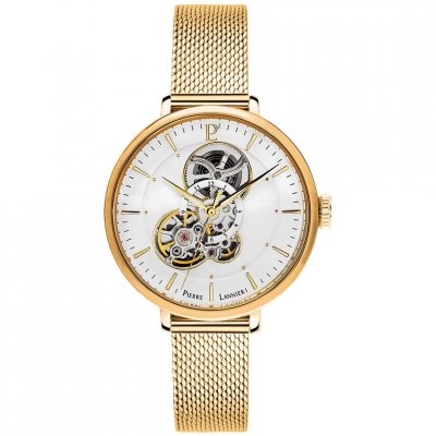 PIERRE LANNIER Montre Femme  MELODIE 349A502 - Bracelet Cuir Dor&eacute;