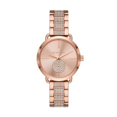 FOSSIL Montre Femme Portia Dor&eacute; rose MK4598 Rose Michael Kors