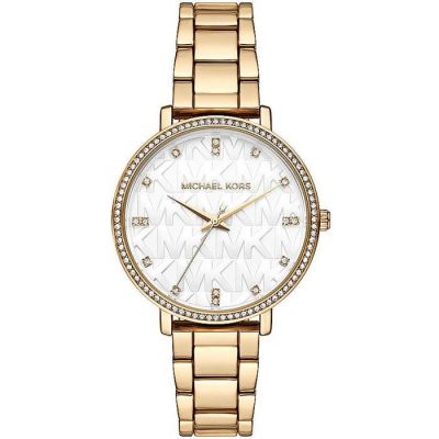 MICHAEL KORS Montre Femme Pyper Argent&eacute; MK4666 Jaune 