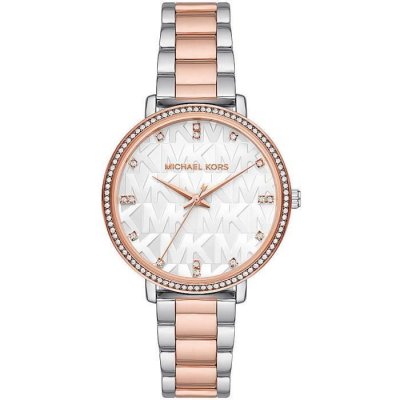 MICHAEL KORS Montre Femme Pyper Argent&eacute; MK4667 Gris 