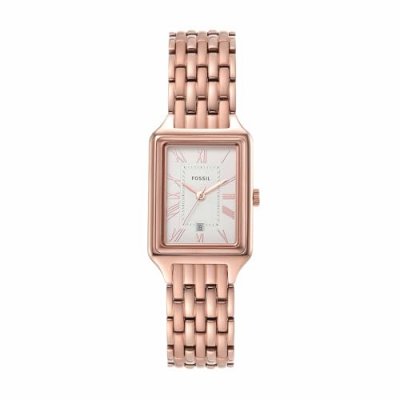FOSSIL Montre Femme Raquel Blanc ES5271 Rose 