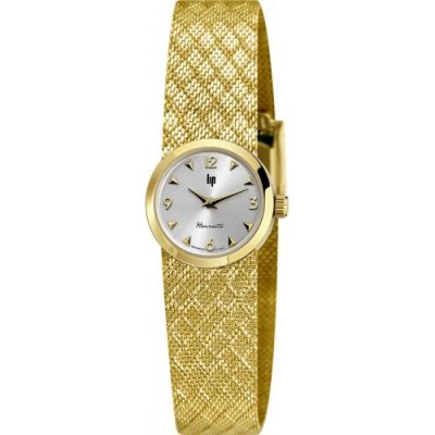 LIP Montre femme RONDA 671451 avec bracelet en acier dor&eacute;