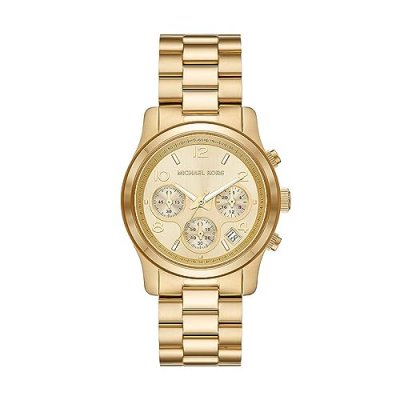 MICHAEL KORS Montre Femme Runway Dor&eacute; MK7323 Jaune 