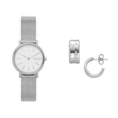 SKAGEN Montre Femme Signature Blanc SKW2692 Gris 