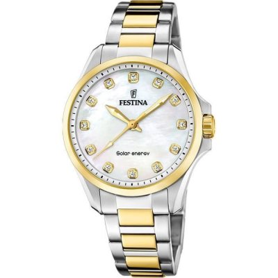 FESTINA Montre Femme Solar energy Blanc F20655/1 Gris 