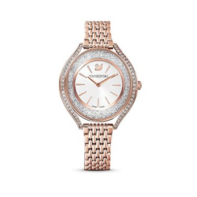SWAROVSKI MONTRES Montre Femme Swarovski Crystalline Aura 5519459 acier dor&eacute; or rose
