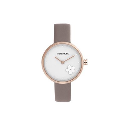 TRENDY KISS Montre Femme  Georgia TRG10143-03 - Bracelet Cuir Marron