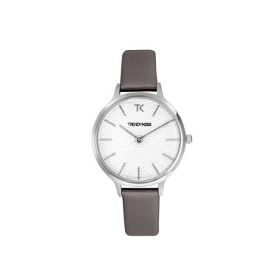 TRENDY KISS Montre Femme  Lina TC10154-01 - Bracelet Cuir Gris