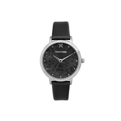  Montre femme Trendy Kiss Louise TC10146-02 - Bracelet Cuir Noir