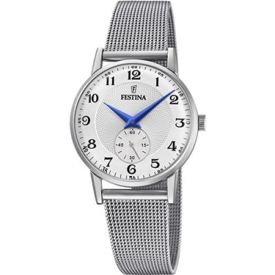 FESTINA Montre  F20572/1 Argent&eacute;, Bracelet En Acier, Femme