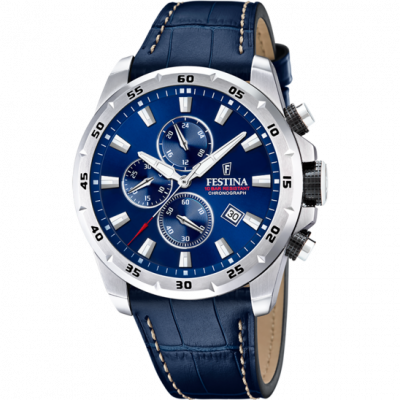FESTINA Montre  Timeless Chronograph Bleu