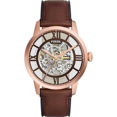FOSSIL Montre  Hommes ME3259 - Cuir Marron - 44mm - 5 bar